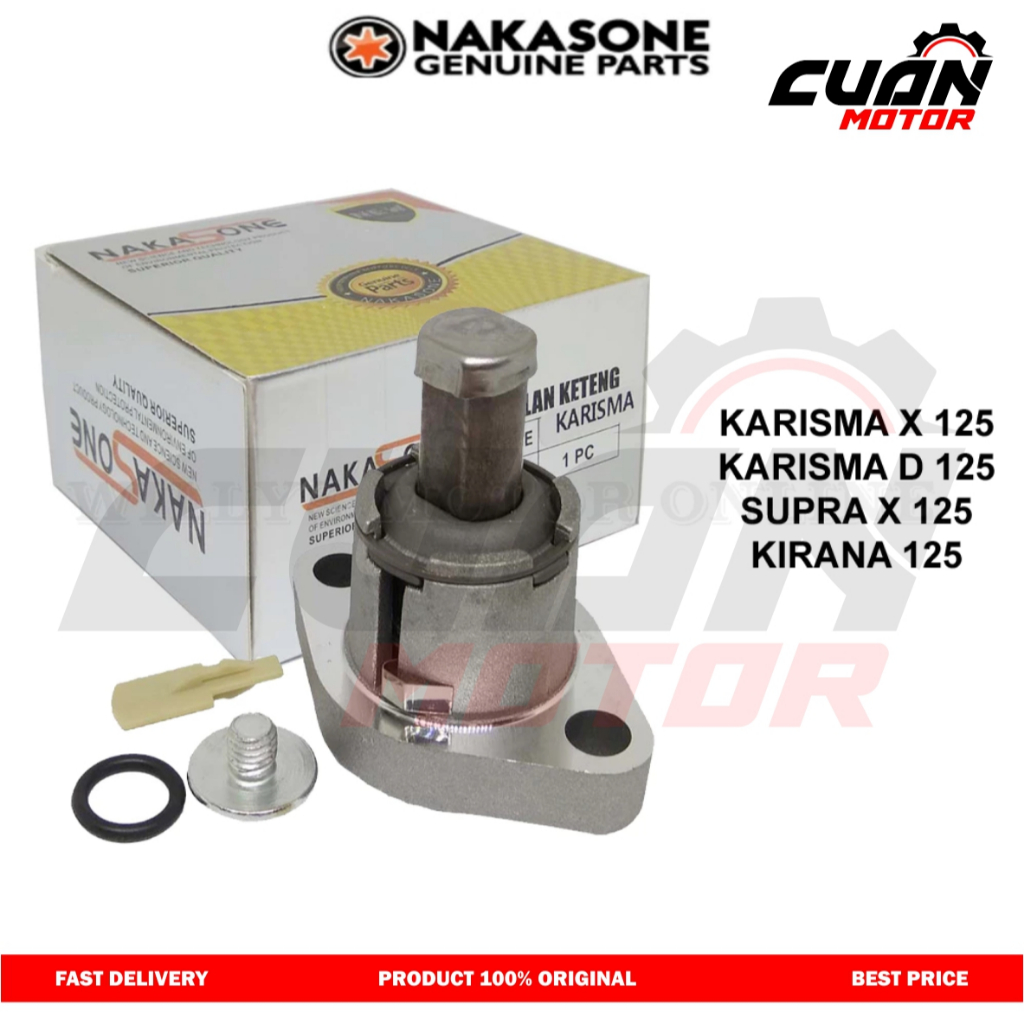 SETELAN KETENG KARISMA SUPRA X 125 NAKASONE TONJOKAN KETENG KARISMA OTOMATIS TENSIONER KARISMA