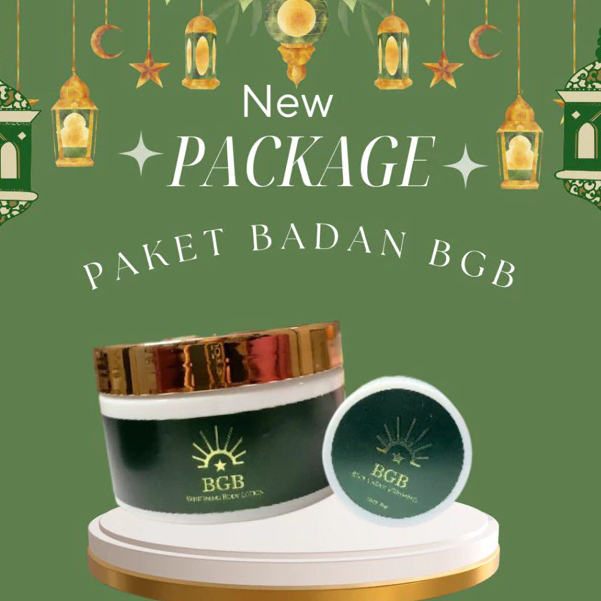 BGB Paket body lotion & bibit pemutih Kulit Badan BPOM Jangka Panjang