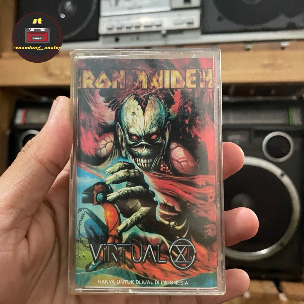 kaset pita  iron maiden virtual x1