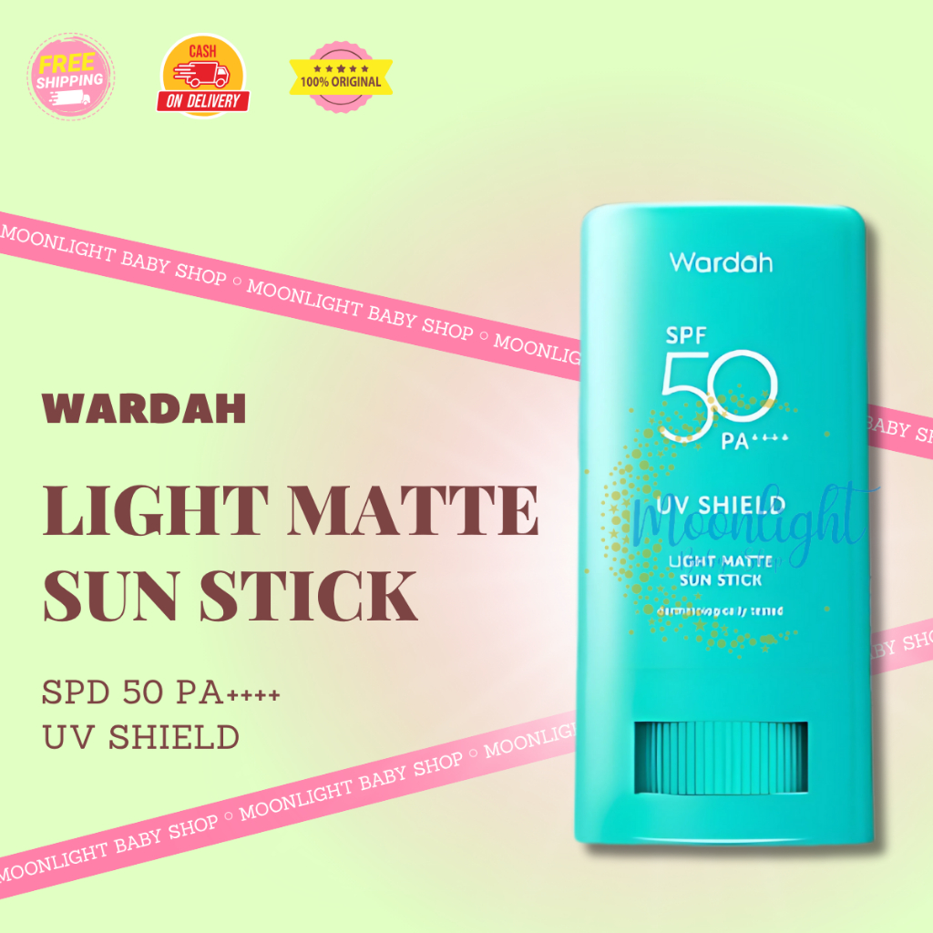 Wardah UV Shield Light Matte Sun Stick SPF 50 22gr