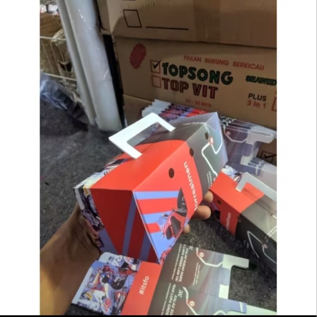 box cod burung traveling box burung Kardus Kotak Burung Ukuran 21x8.5x8.5cm  Termurah