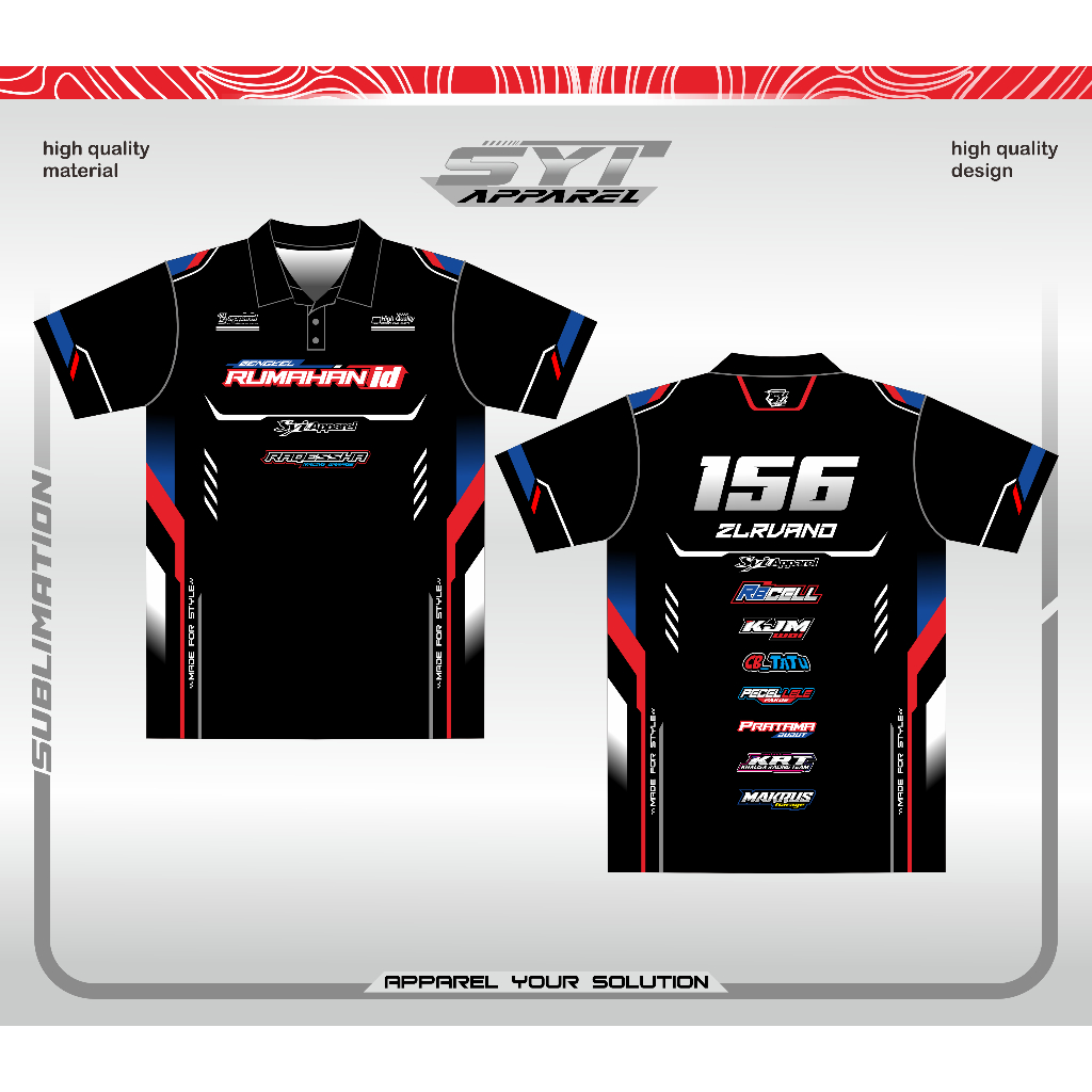 JERSEY RACING | bisa request desain jersey balap kaos racing jersey custom full printing jersey