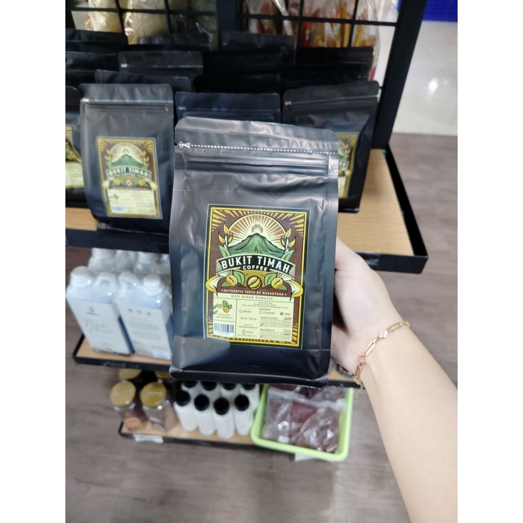 

Kopi bubuk khas Bangka Tengah cap Bukit Timah, 200gr