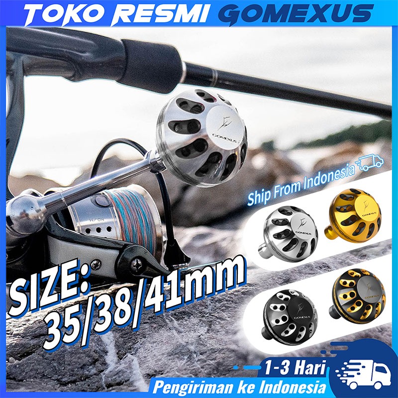 Gomexus Handle Knob 35-41mm Joran BC pancing alat pancing set knop Stradic Daiwa shimano Twinpower