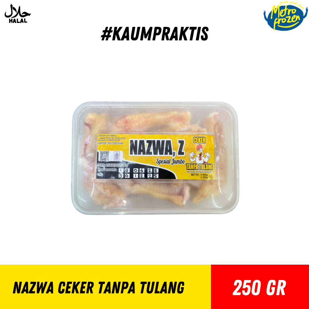 

NAZWA Ceker Tanpa Tulang 250gr //boneless ceker //ceker tanpa tulang