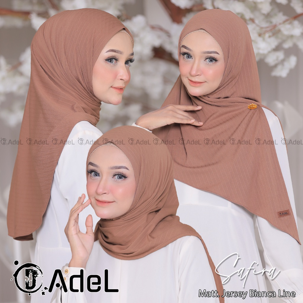 hijab instan segitiga oval  'SAFIRA' ori d_adel, sale jilbab