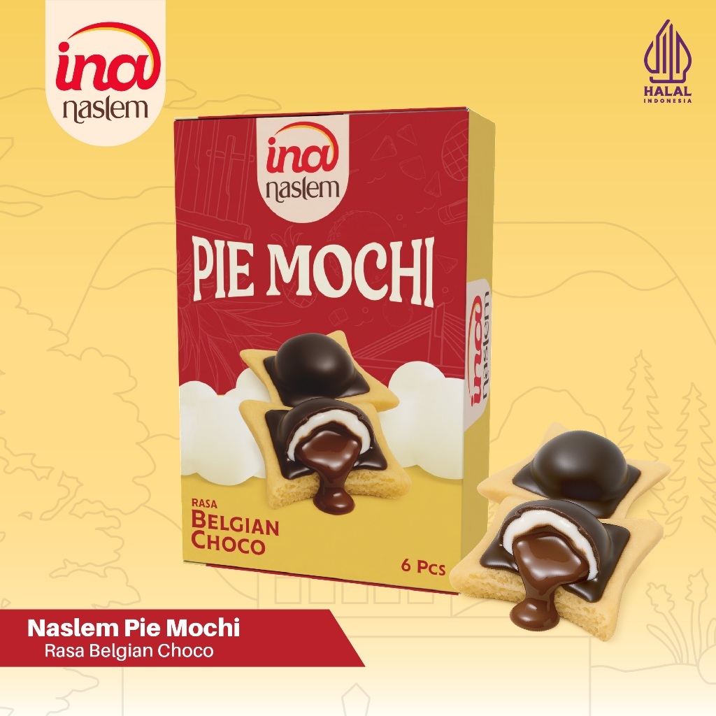 

Pie Mochi Naslem Belgian Choco Oleh-Oleh Bandung by Ina Cookies