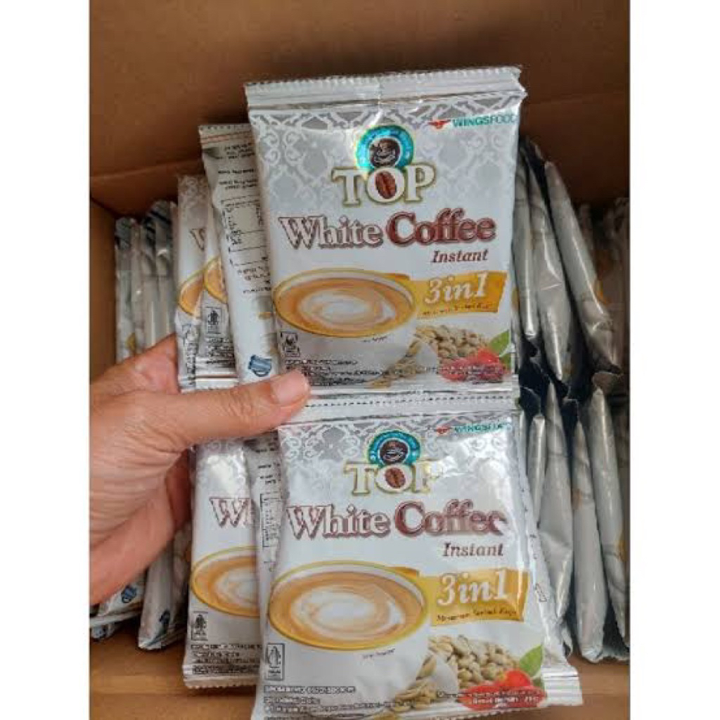

TOP WHITE COFFE 1 renceng (isi 12pcs)