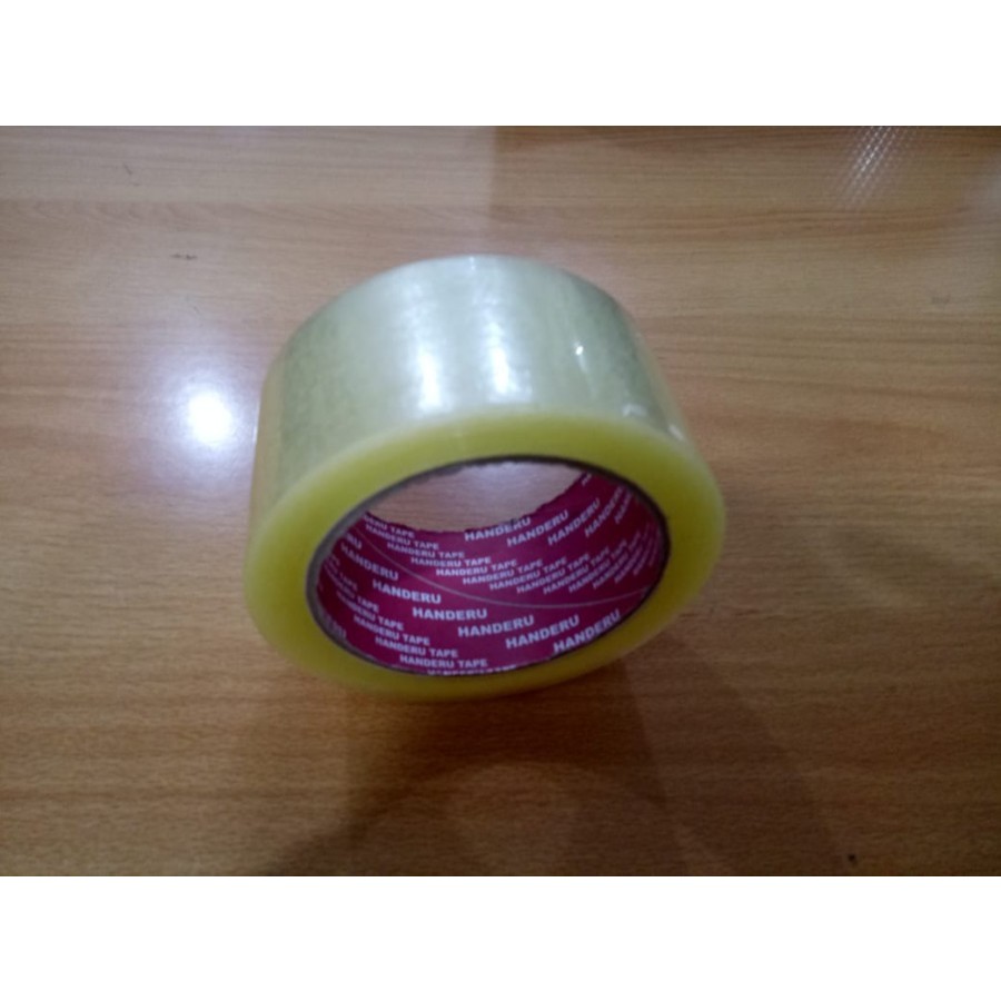 

Lakban OPP Tape Clear/Tan 48mmx90y Handeru - CLEAR