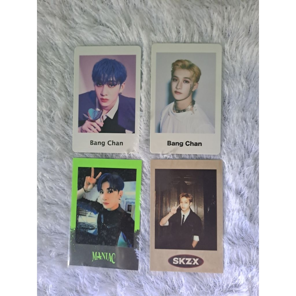 PHOTOCARD POLAROID STRAY KIDS BANGCHAN MD MANIAC/FANMEET #LOVESTAY/SCARS JAPAN /MANIAC 2ND WORLD TOU
