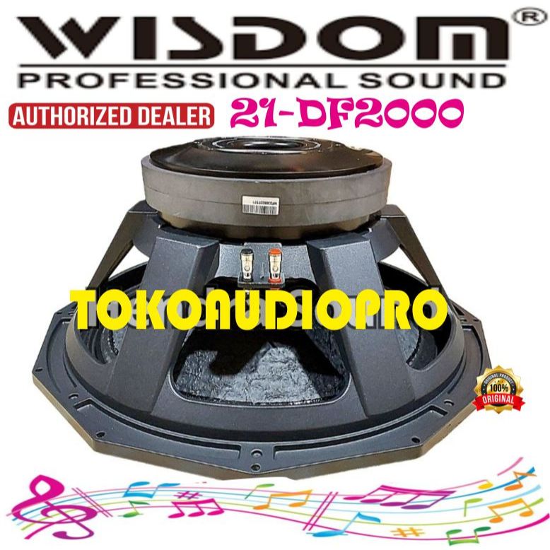 Component Wisdom 21DF2000 21-Inch Speaker Komponen Wisdom 21-df2000