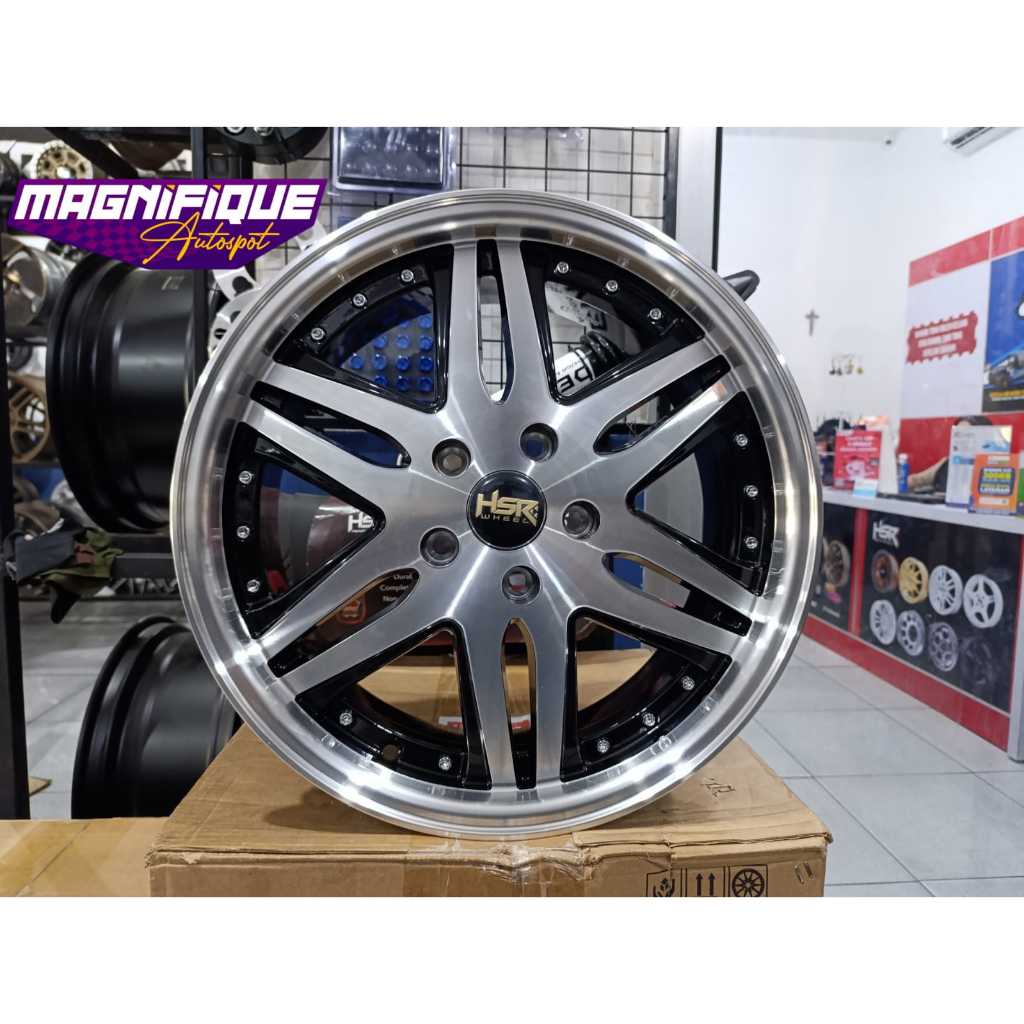 velg mobil racing hsr okayama r17 untuk innova rush rush civic dll