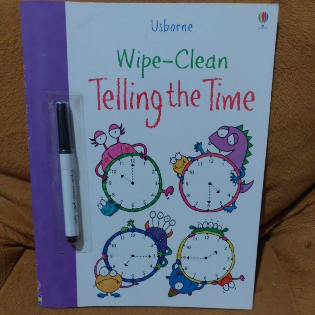 Usborne Wipe Clean Telling the Time