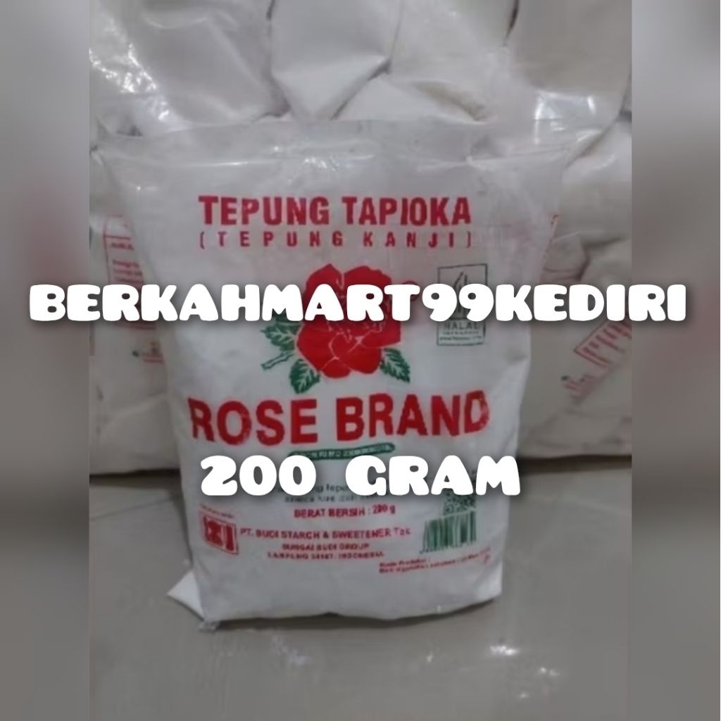 

Tepung tapioka rose brand kemasan 200 gr