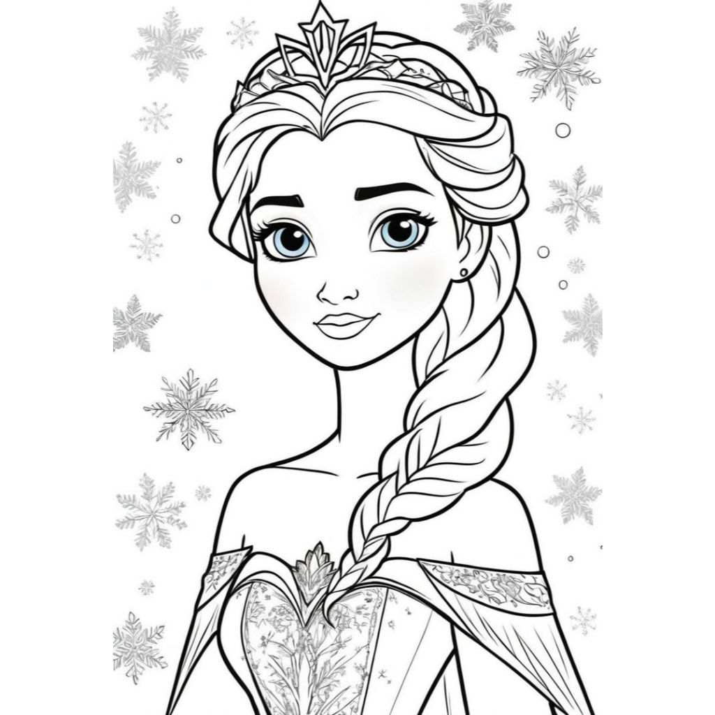 

Kertas Mewarnai Tema Desney Frozen Ukuran A5