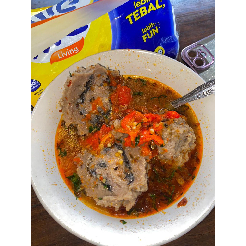 

Baso kandas (Ikan pedas)