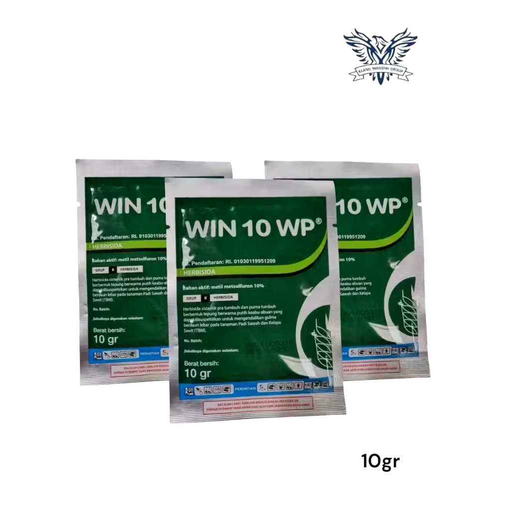 Win 10WP 10gr Metil Selfulfuron 10% Herbisida Pembasmi Rumput dan gulma pada tanaman Agricon