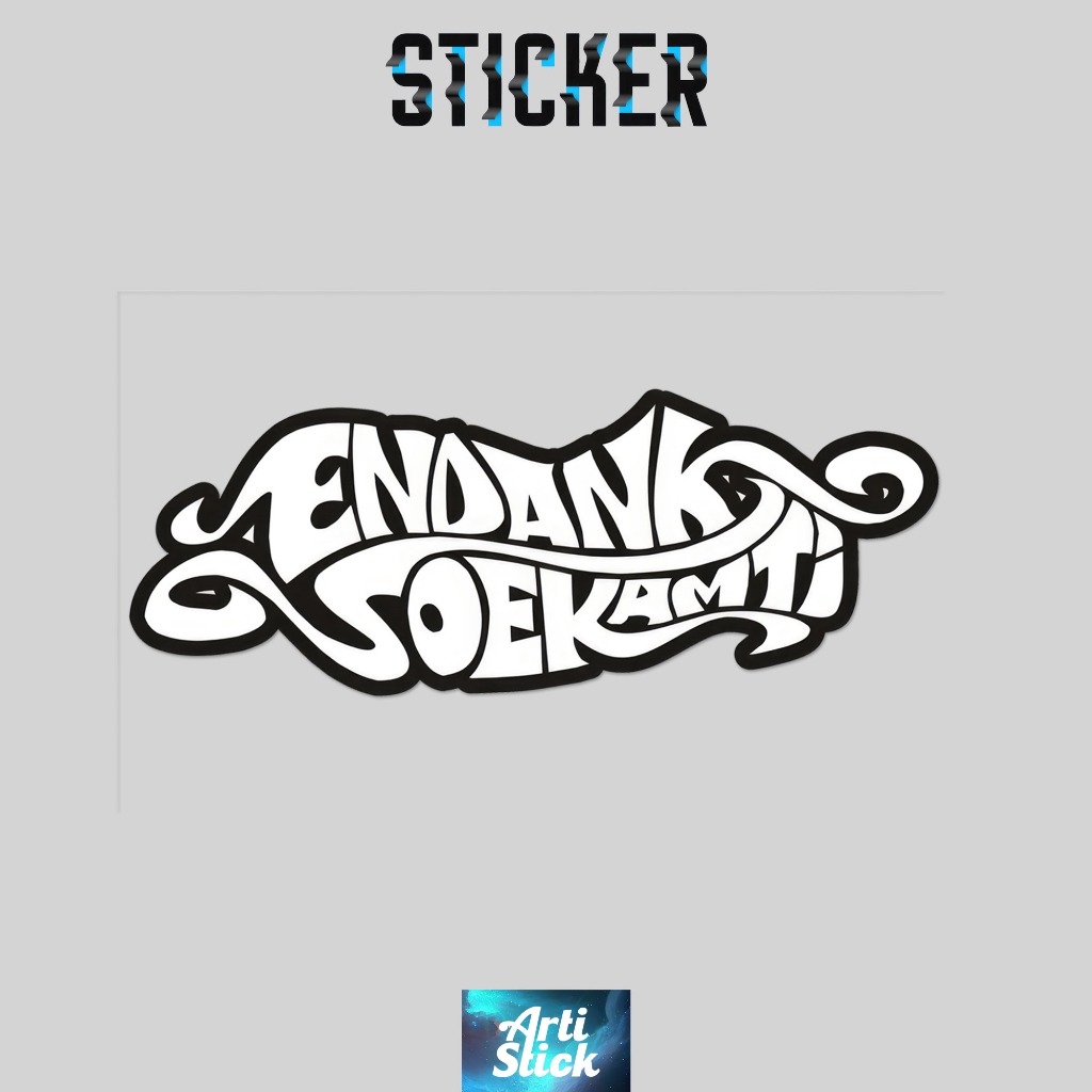 

BAND SERIES | ENDANK SOEKAMTI | Vinyl Laminasi anti air | Sticker Kekinian Sticker BAND