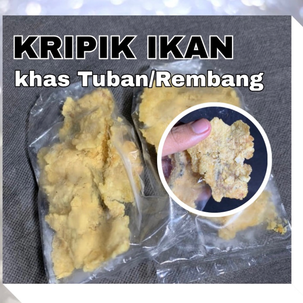 

KRIPIK IKAN ASLI GURIH MURAH KHAS REMBANG/TUBAN 15 RB ISI 10