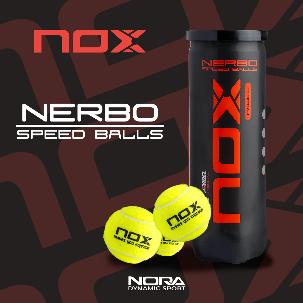 NOX NERBO Speed Balls (3pcs) Padel Ball s