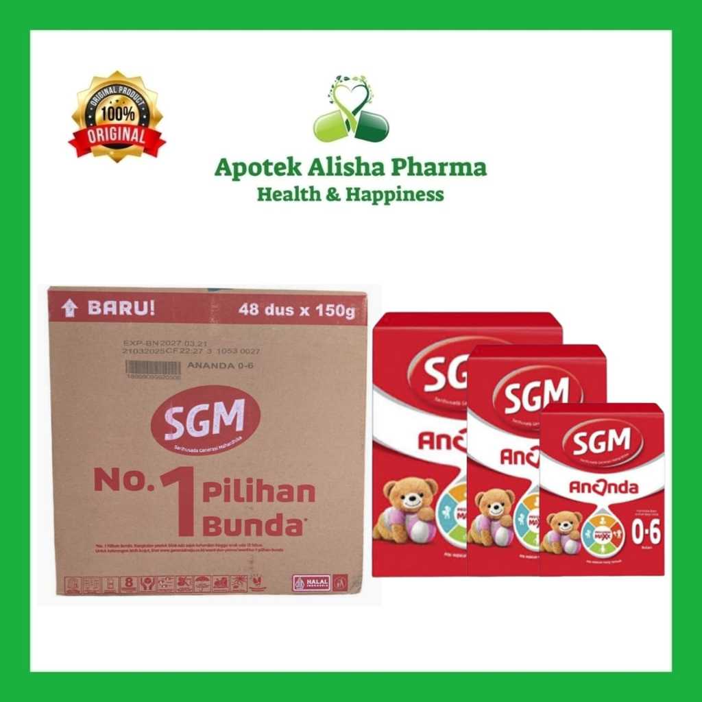 

SGM Ananda 0-6 Bulan 150gr 12 Box