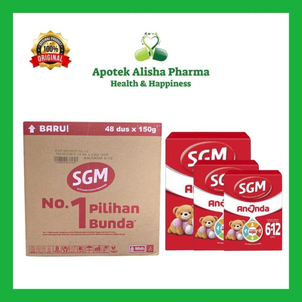 

SGM Ananda 6-12 Bulan 150gr 12 Box