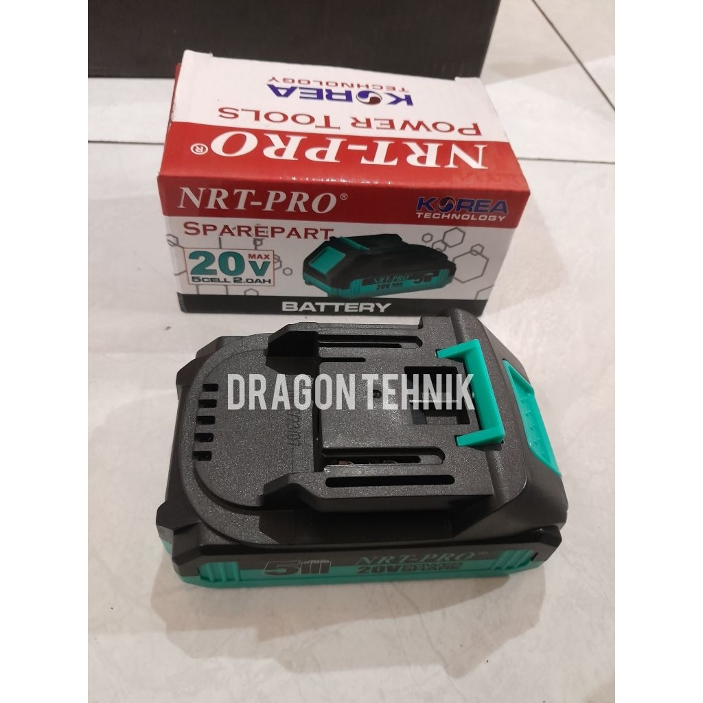 Baterai NRT-PRO 20V MAX, 5 cell 2.0 AH