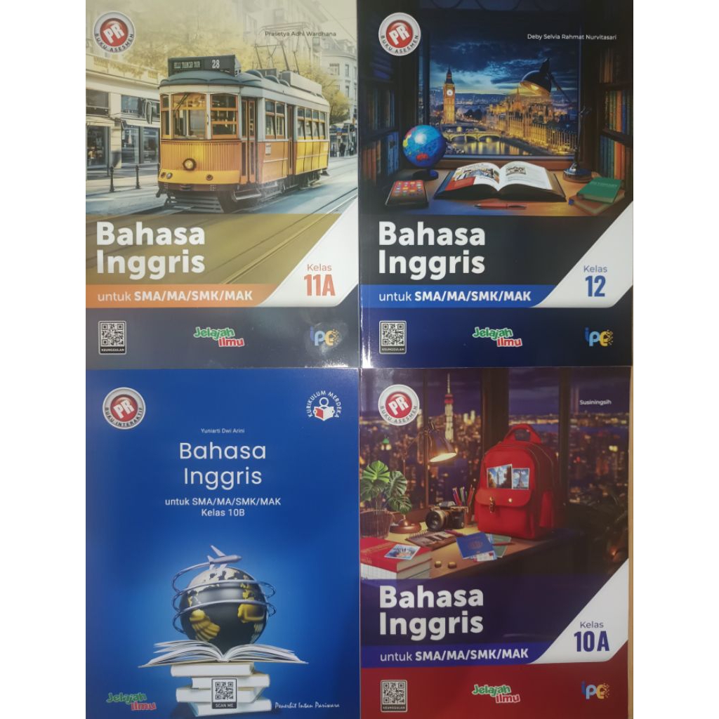 Buku lks/pr SMA Bahasa inggris kelas 10,11 & 12 tahun2024/2025 intan pariwar