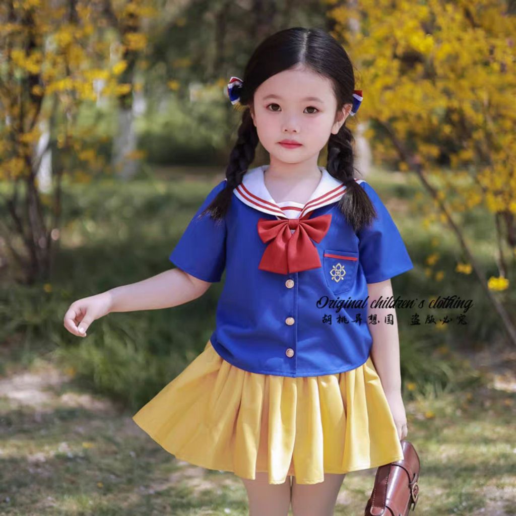 seifuku kids - seragam sekolah jepang cosplay anak snow white
