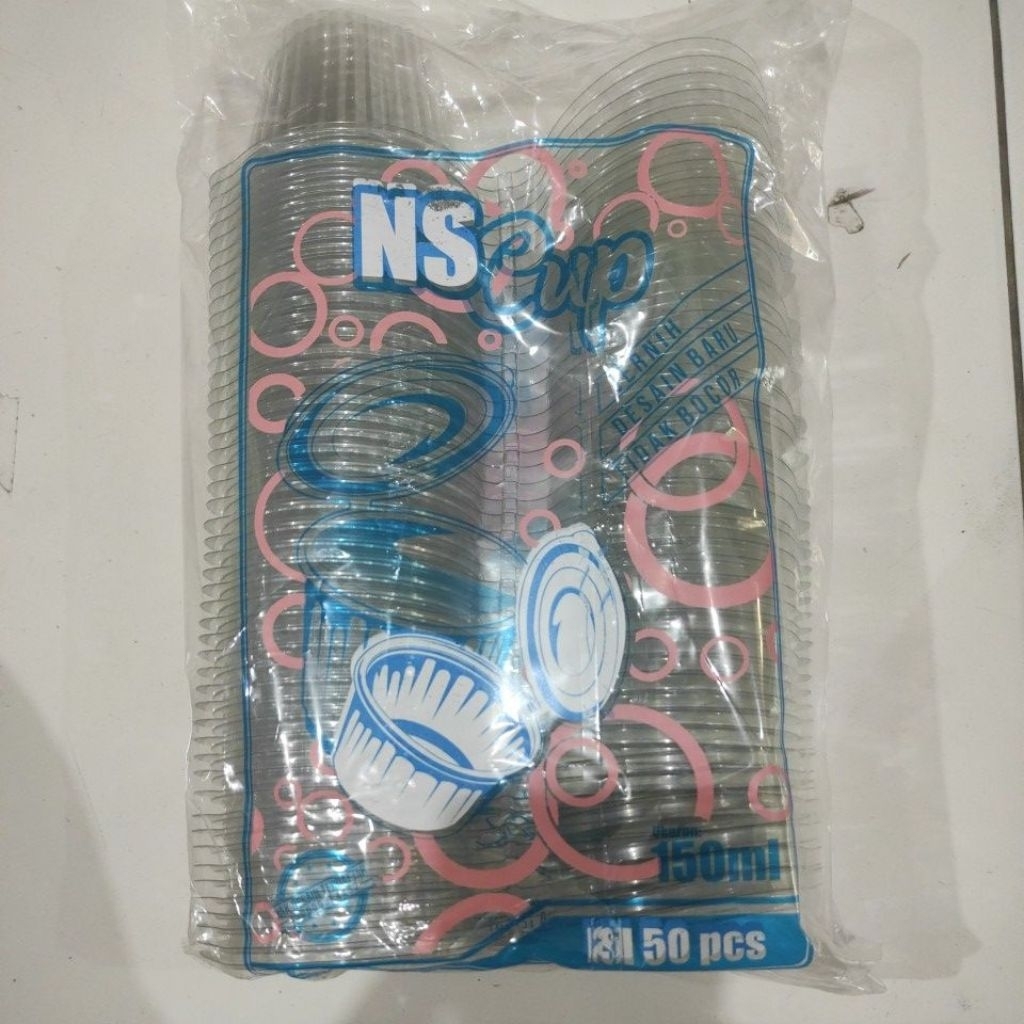 Cup Puding 150ml NS (50pcs) / cup agar 150ml