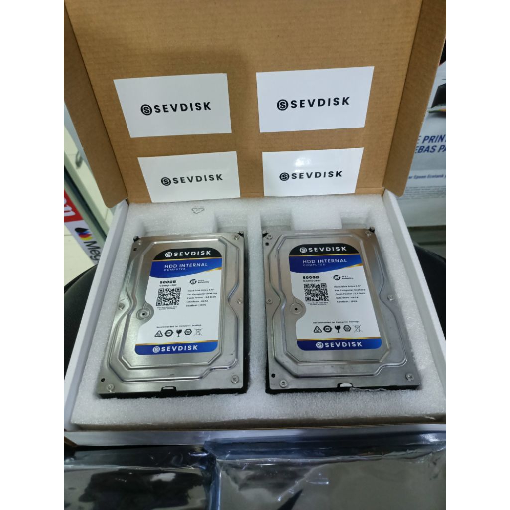 HARDISK PC KOMPUTER 500GB SEVDISK 3,5" INTERNAL PROMO HARDISK TERBARU GARANSI 1TAHUN