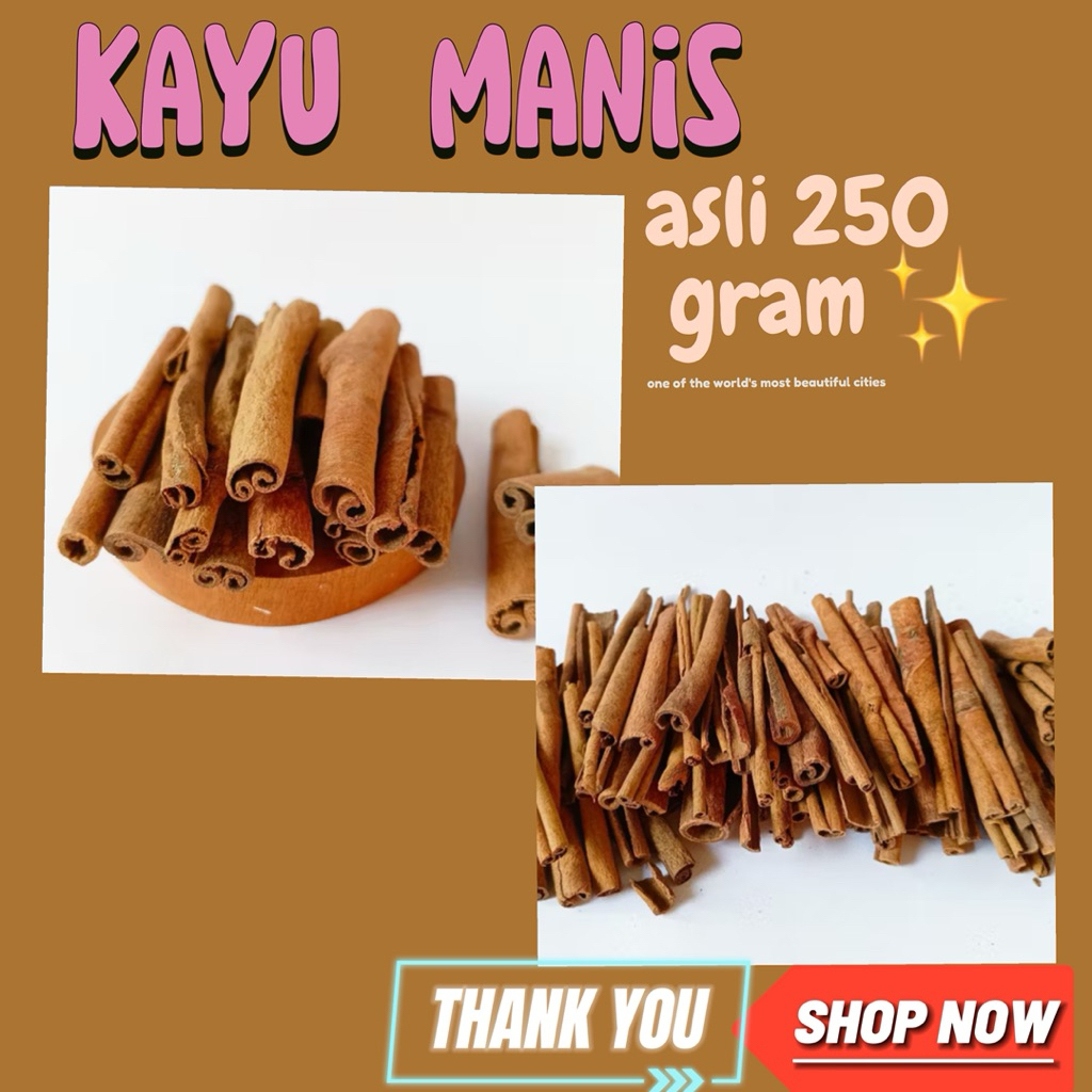

kayu manis/ cinnamon 250 gr