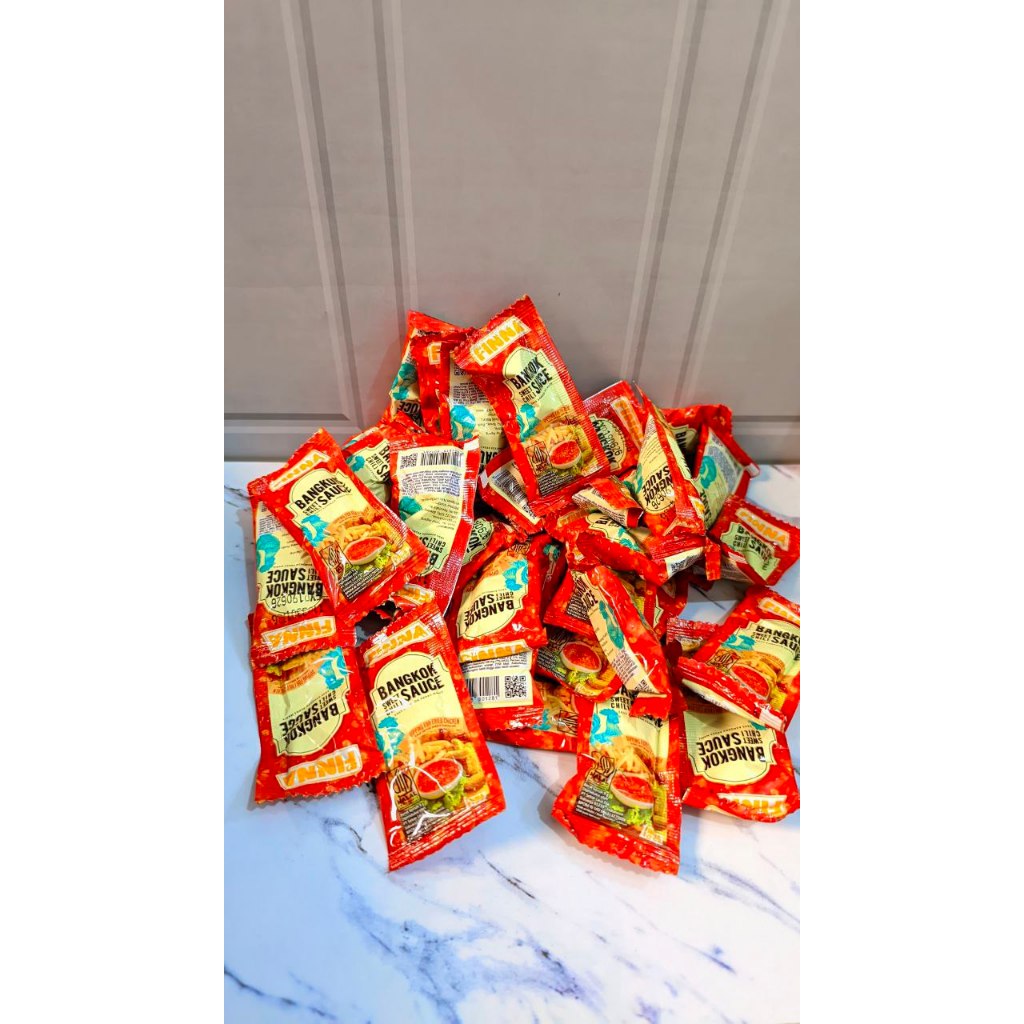 Saos Bangkok Finna Bangkok sambal Indofood Sauce Dimsum Gacoan Wizmi Sachet an 9gr