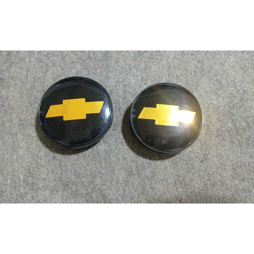 Dop Roda Dop Velg Chevrolet 60mm Tutup Dop Velg Chevrolet 6cm - Hitam