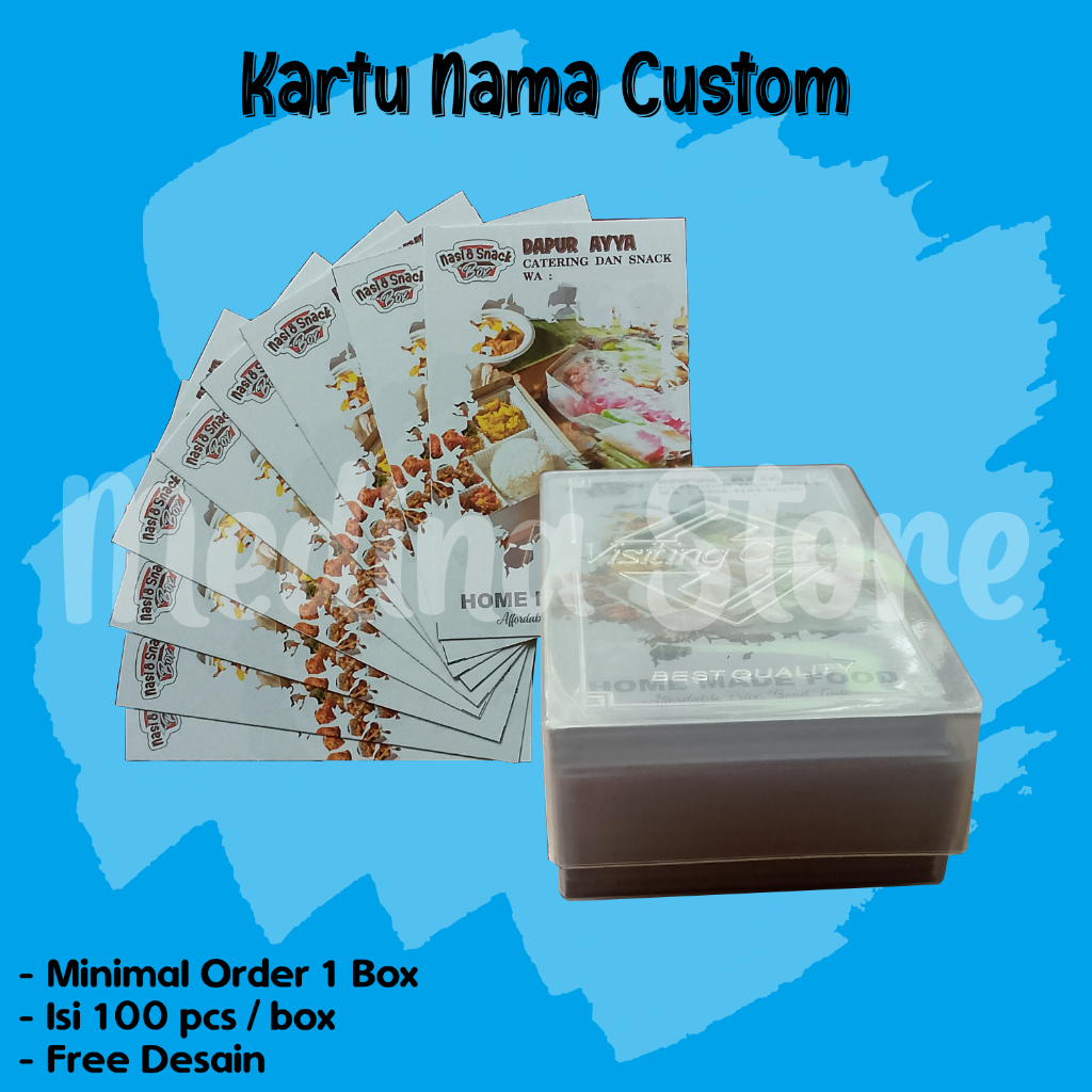 

Kartu Nama Custom Include Box