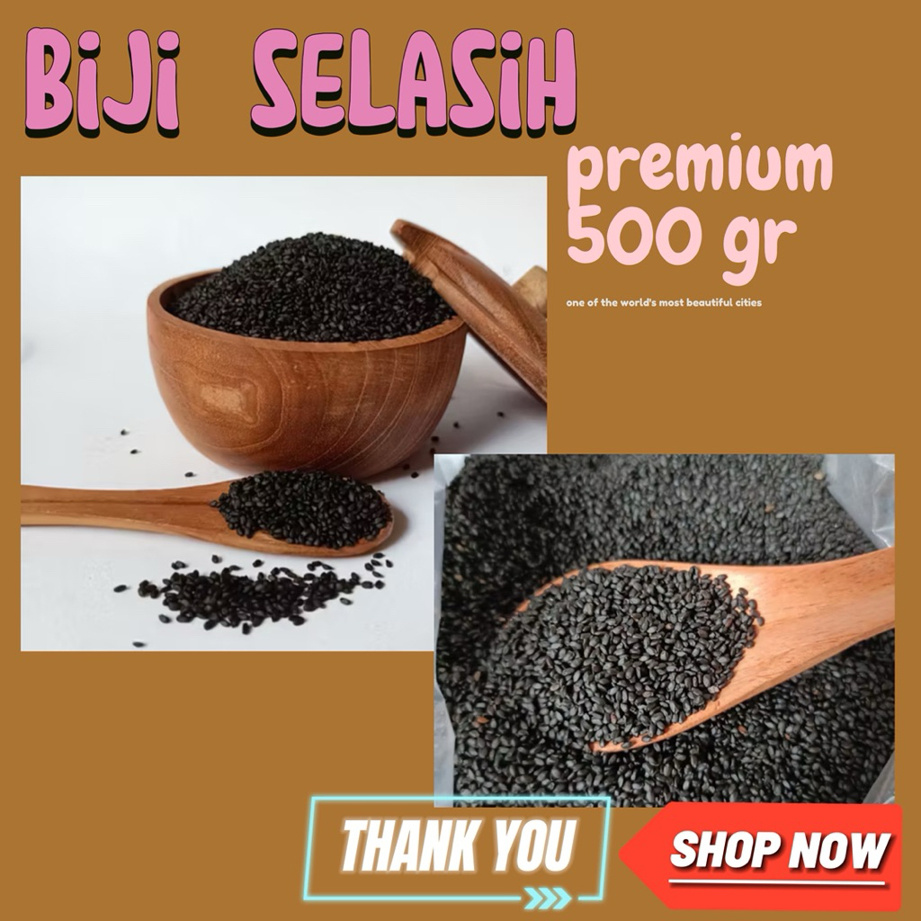 

Biji Selasih / Basil Seed Kualitas premium 500 gram