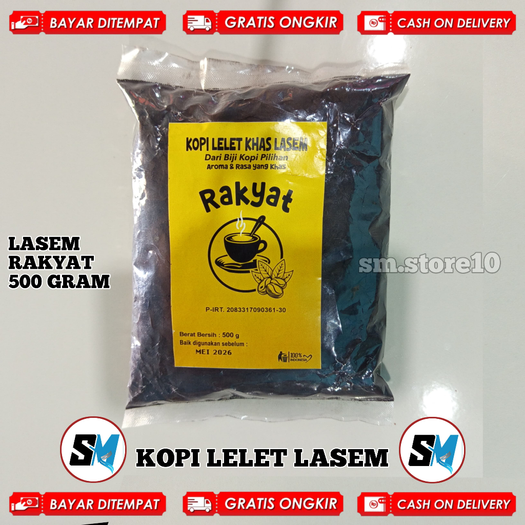 

[500 GRAM] PROMO KOPI LELET LASEM TERMURAH TERLARIS | KOPI BUBUK HITAM ROBUSTA VIRAL