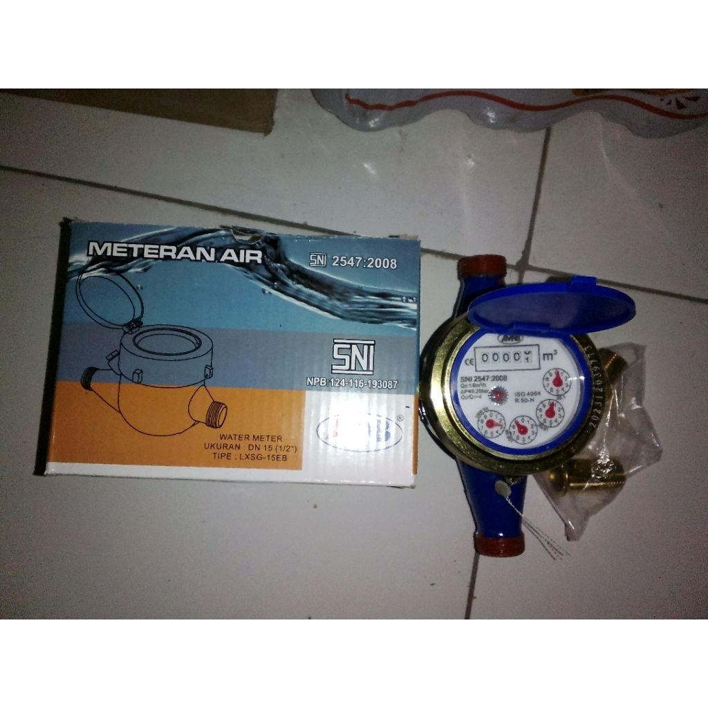 Meteran Air AMNB Besi