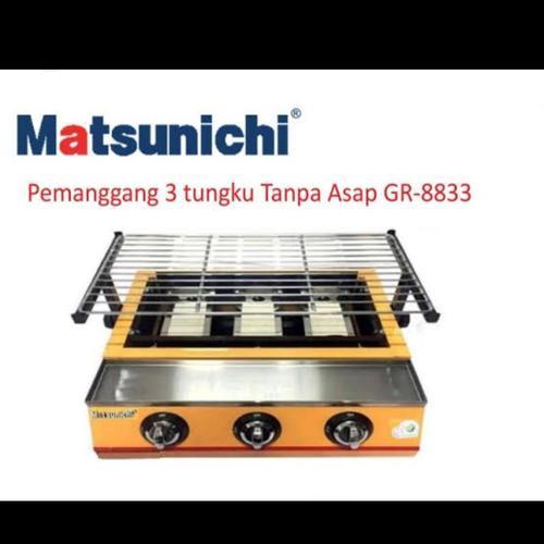 Kompor Panggang 3 Tungku Matsunichi/ Kompor Panggang sosis, ayam dll