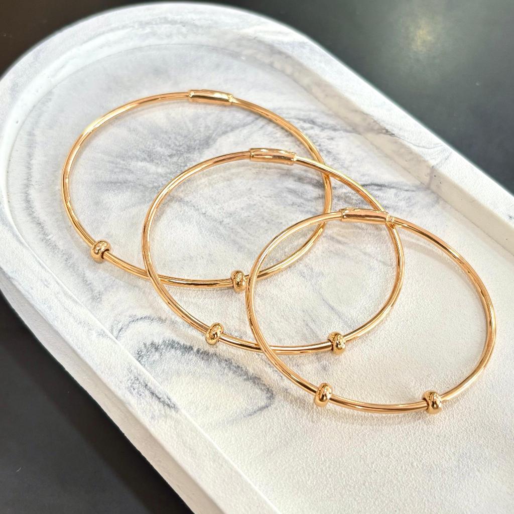 Gelang Emas Charme Spc Rose Gold 375/8K