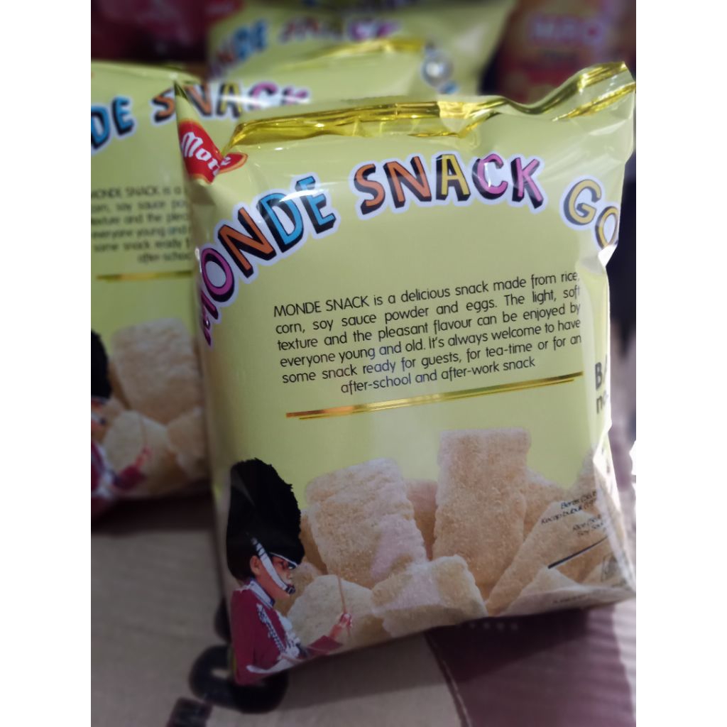 

Monde serena/serena gold/Chiki hajatan/Chiki besar/Monde Snack gold