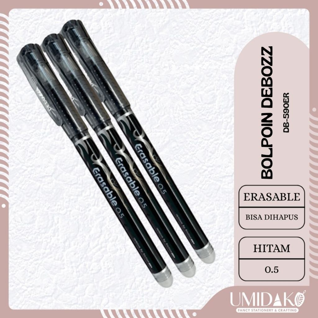 

[UMIDAKO] BOLPOIN/BOLPEN/PULPEN DEBOZZ 0,5 ERASABLE/BOLPEN BISA DIHAPUS