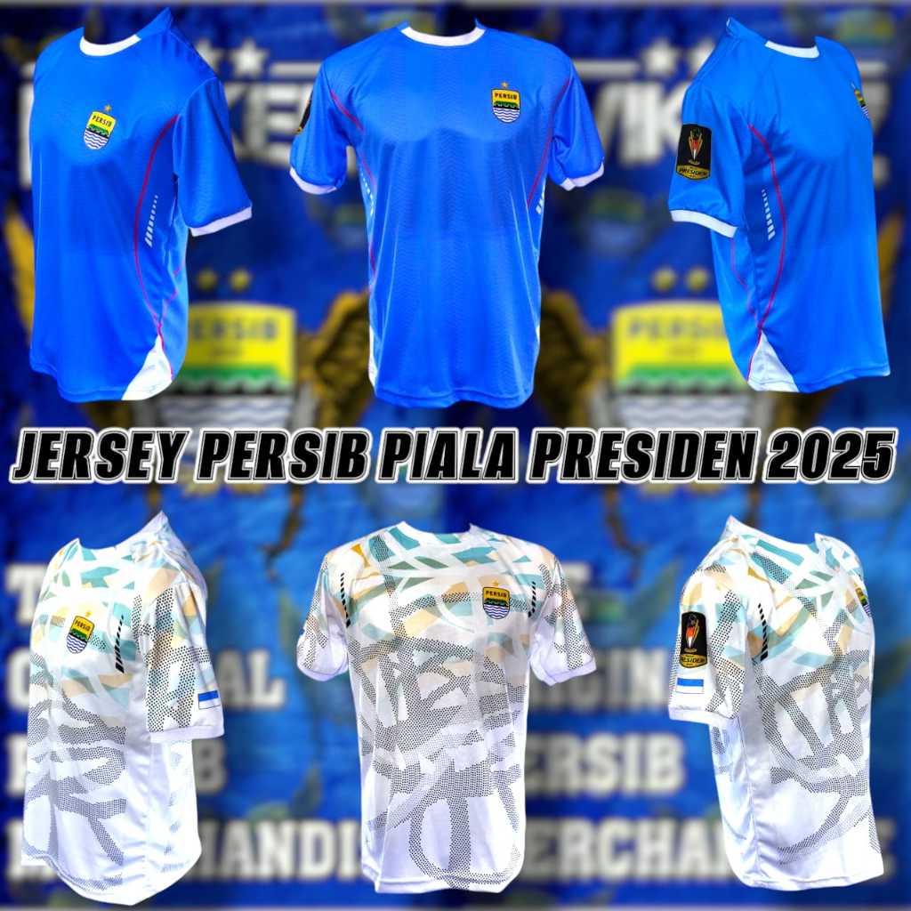 NEW JERSEY PERSIB PIALA PRESIDEN 2025 LOGO TIMBUL RUBBER
