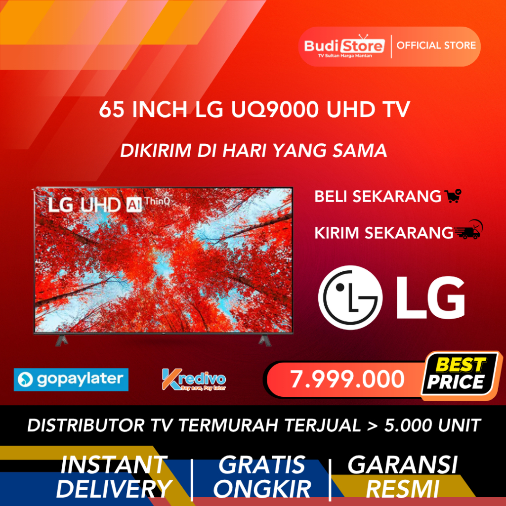 PROMO CUCI GUDANG LG 65” INCH UQ9000 UHD TV