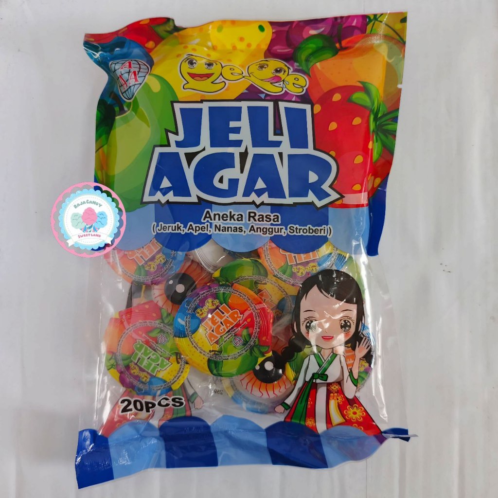

AAA QEQE JELI AGAR BENTUK MATA ANEKA RASA BUAH (1 PACK = 20 PCS)