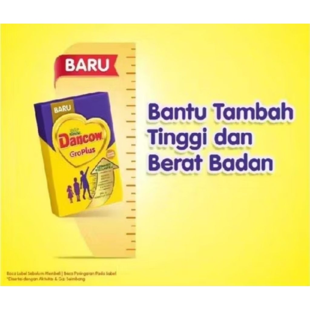 

Dancow groplus 400 gram -susu kalsium penambah tinggi badan anak-susu penambah berat badan anak-Nestle Dancow baru