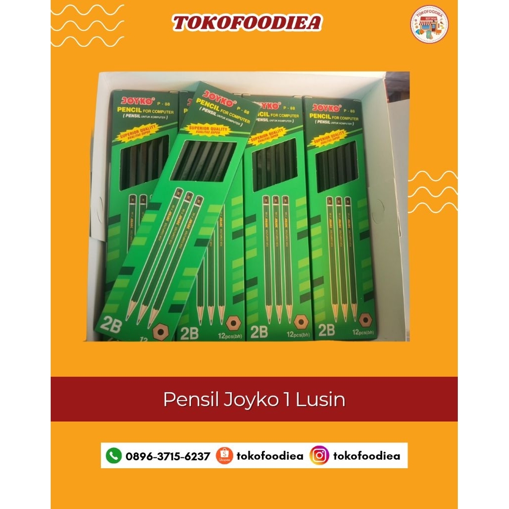 

Pensil Joyko 2B 1 Lusin Isi 12pcs Termurah | Tokofoodiea