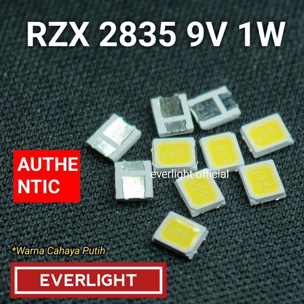LED SMD 100BIJI 2835 6V 9V 1.5W 150MA RZX UNTUK PHILIPS OSRAM PANASONIC DLL