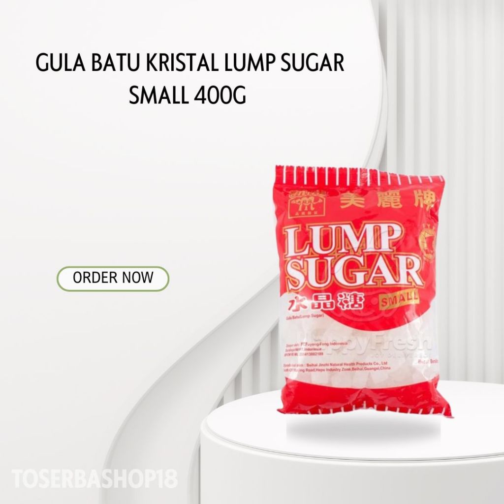 

Gula Batu Kristal Lump Sugar Small 400g