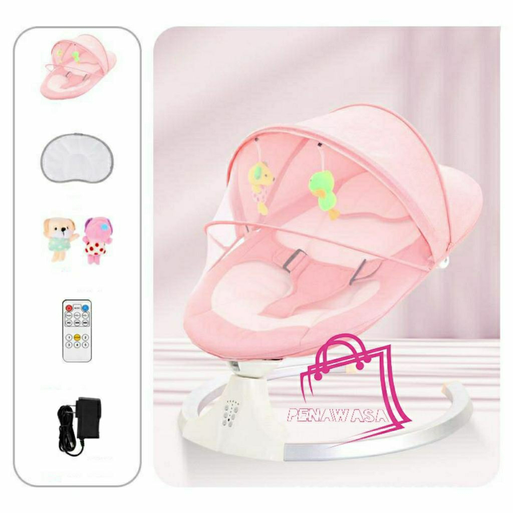 [[ LINK CO BACA DESKRIPSI ]] *** PRELOVED *** LIKE NEW Ayunan Bayi Otomatis Elektrik Baby Swing List